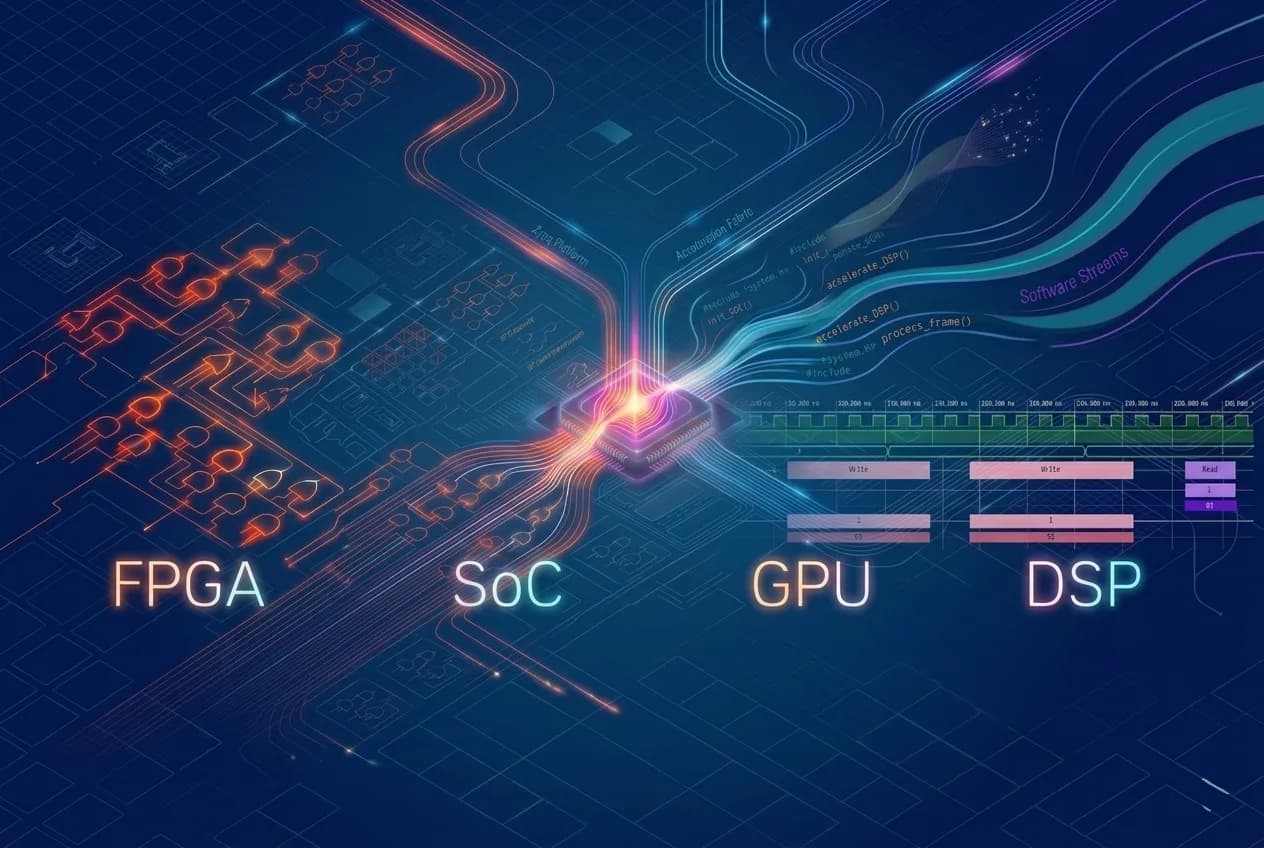 FPGA and SoC integration for programmable logic and hardware-software co-design